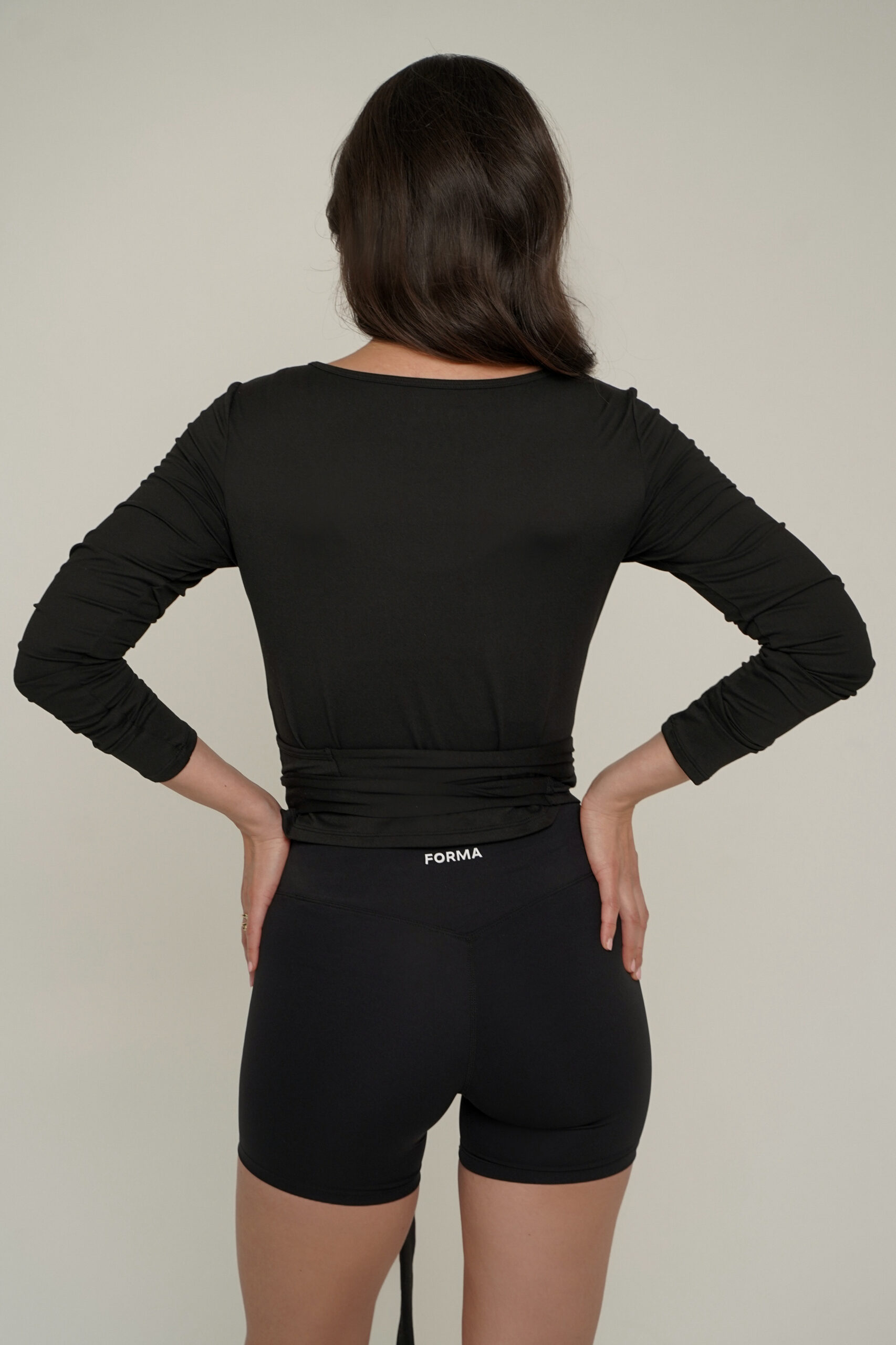 activewear- Ballet Wrap- Black