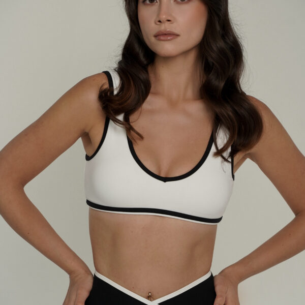 micro bra- white